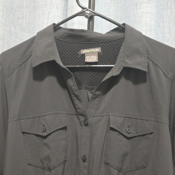 Exofficio Black Mesh-Lined Shirt size XL - Picture 4 of 9